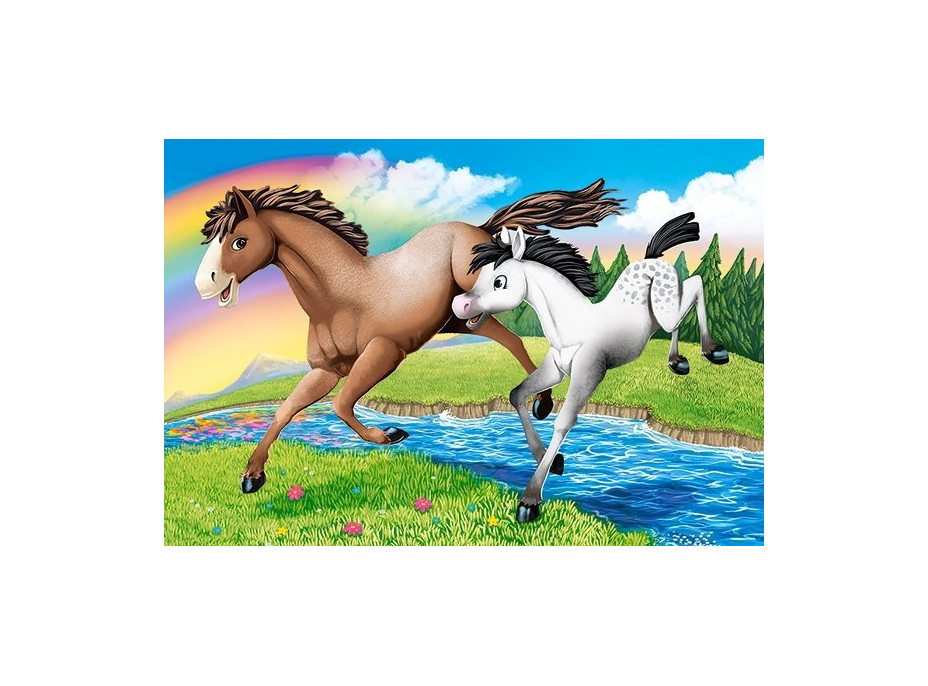CASTORLAND Puzzle Zvířecí maminky s mláďaty 4v1 (8,12,15,20 dílků)