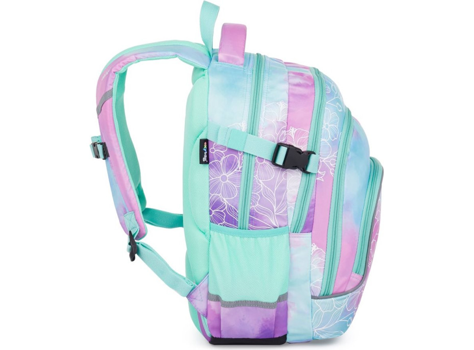 OXYBAG Školní batoh OXY SCOOLER Flowers