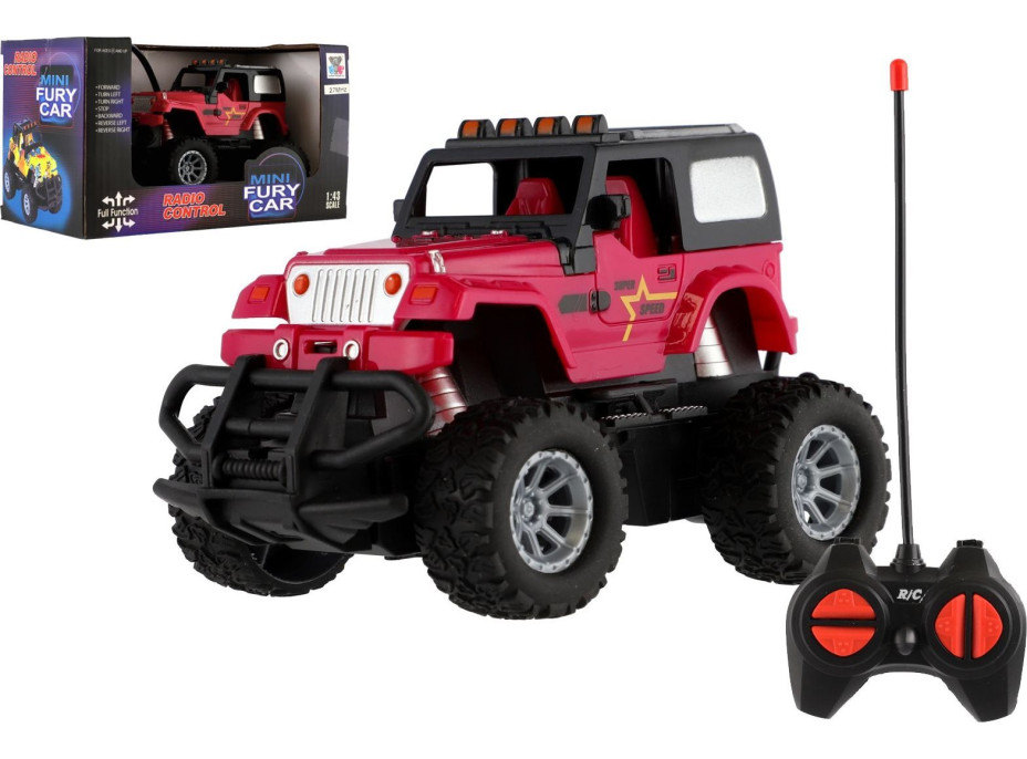 TEDDIES Terénní auto RC 1:43 růžové