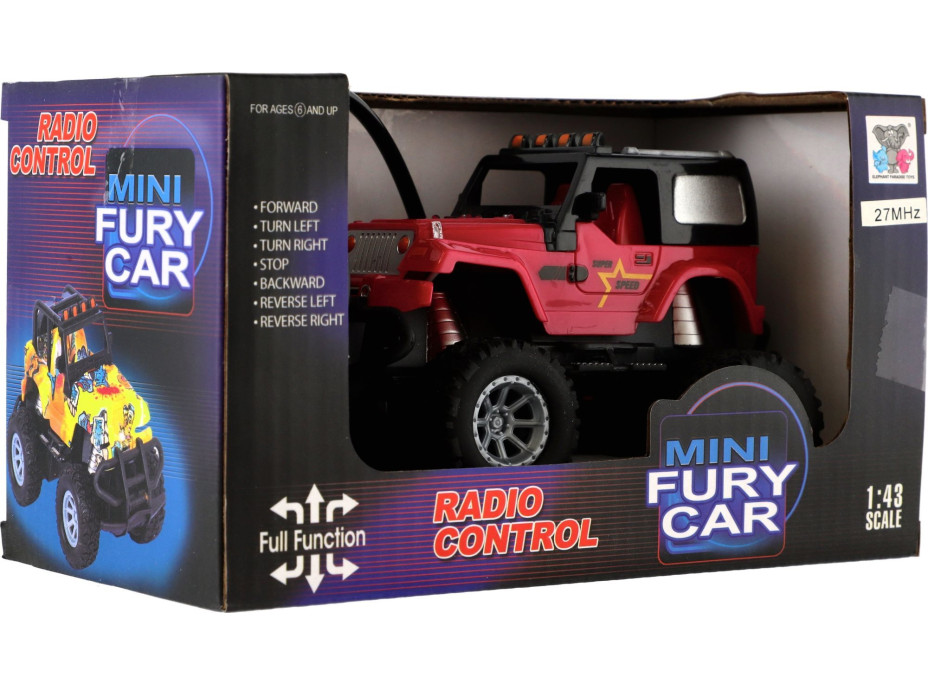TEDDIES Terénní auto RC 1:43 růžové