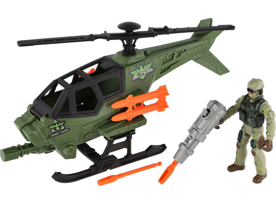 TEDDIES Vojenská sada s helikoptérou