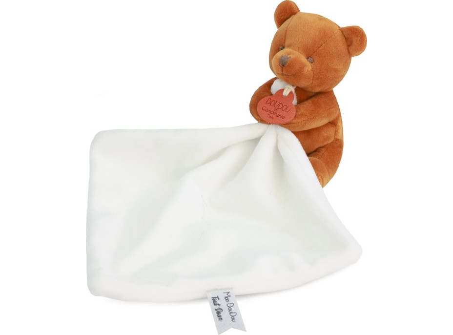 Doudou Můj malý medvídek 10 cm oranžový