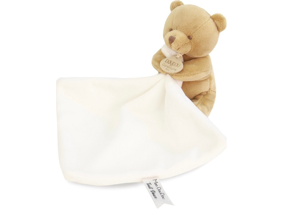 Doudou Můj malý medvídek 10 cm hnědý