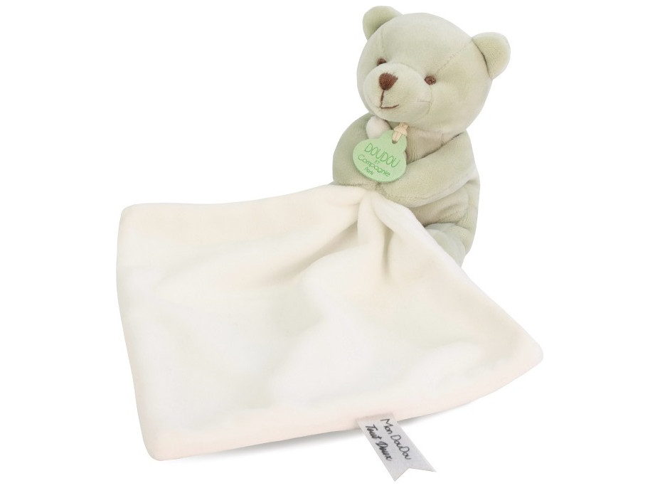 Doudou Můj malý medvídek 10 cm světle zelený