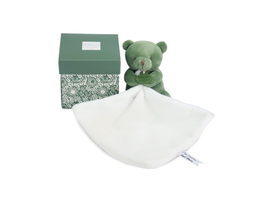 Doudou Můj malý medvídek 10 cm zelený