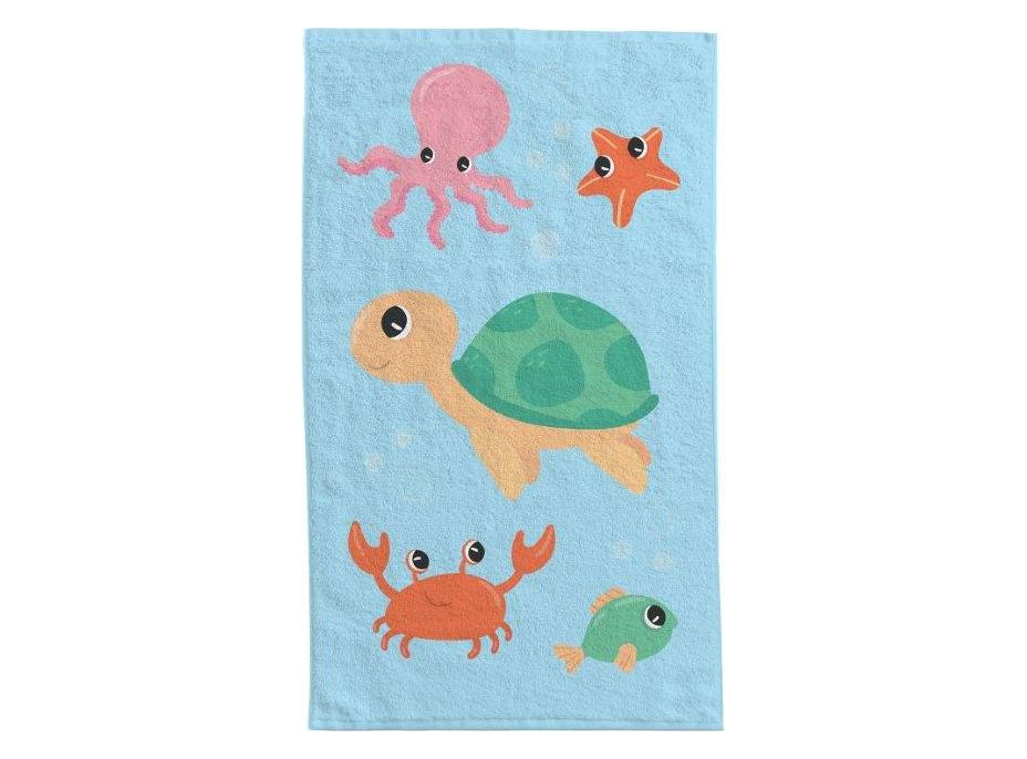 Dětský bavlněný ručník KIDS 30x50 cm - Mořský svět