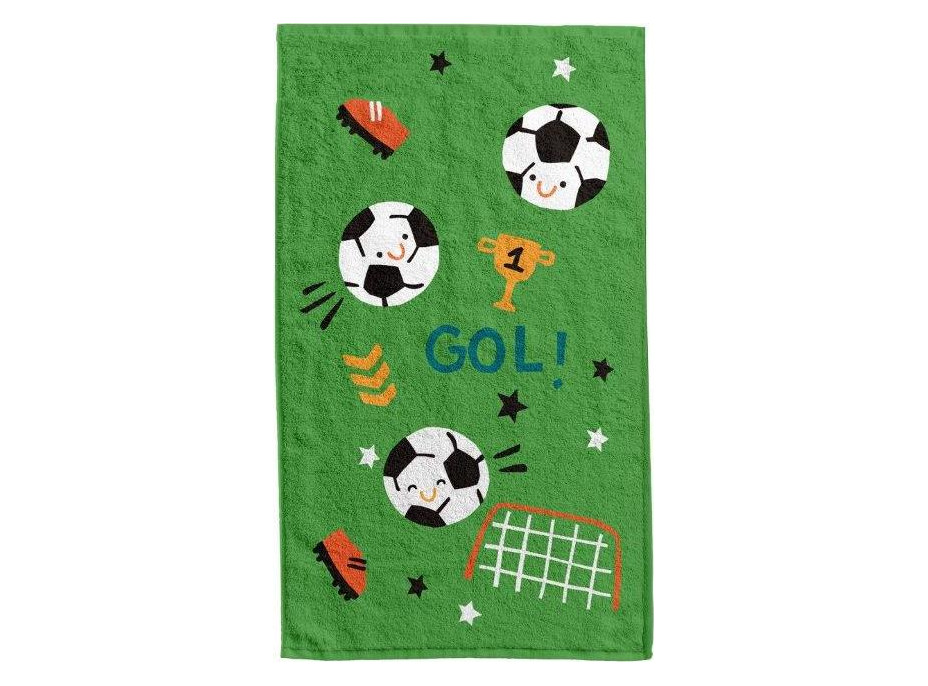 Dětský bavlněný ručník KIDS 30x50 cm - Fotbal