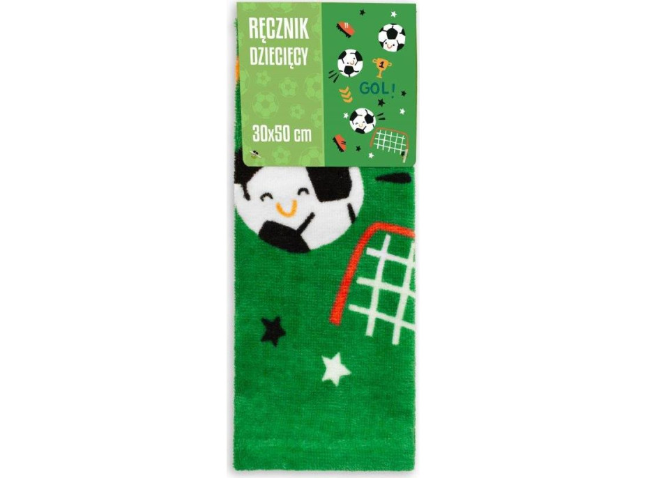 Dětský bavlněný ručník KIDS 30x50 cm - Fotbal