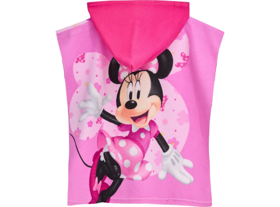 Dětská rychleschnoucí osuška s kapucí MINNIE 50x100 cm