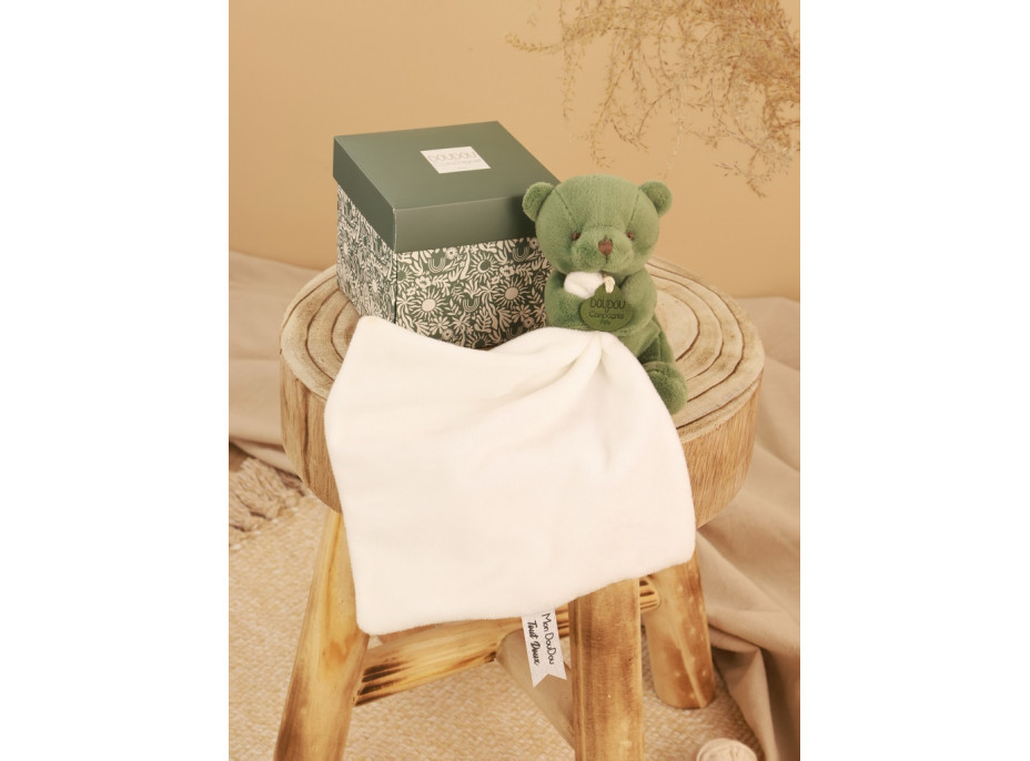 Doudou Můj malý medvídek 10 cm zelený