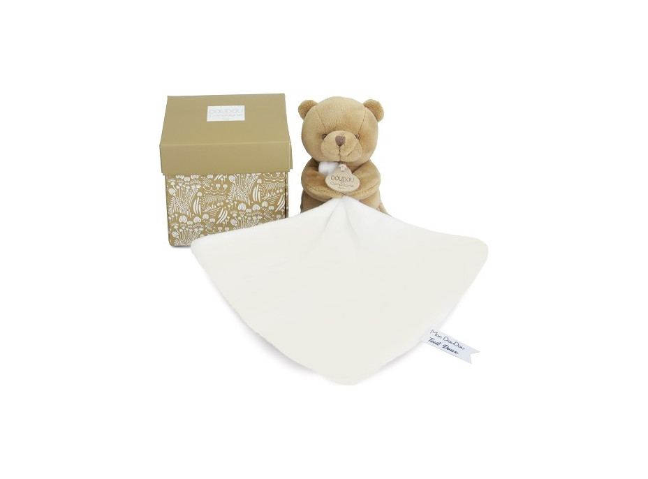 Doudou Můj malý medvídek 10 cm hnědý