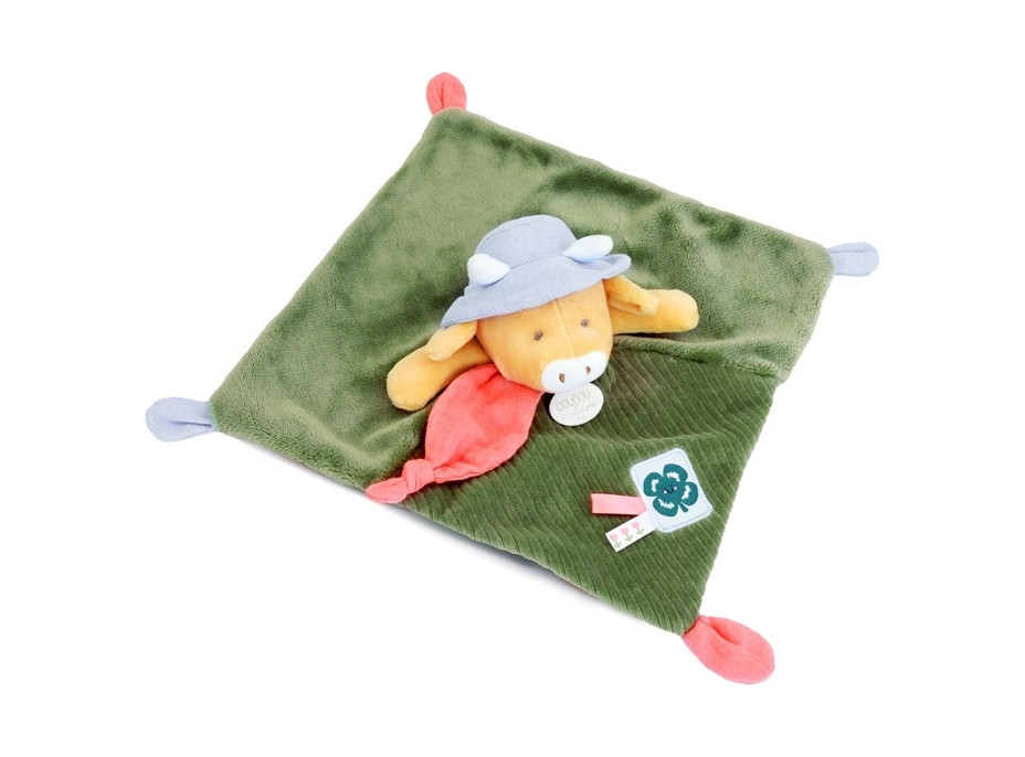 Doudou Dárková sada Plyšový muchláček kravička Aneth 27 cm