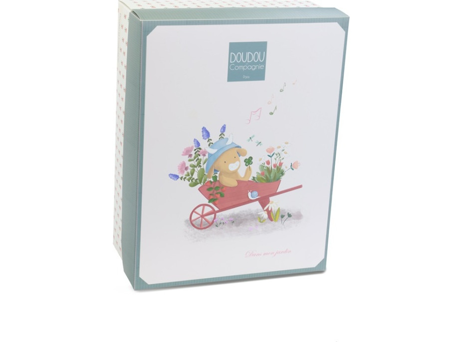 Doudou Dárková sada Plyšová kravička Aneth hrající melodii 20 cm