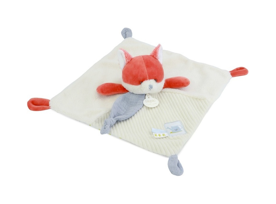 Doudou Dárková sada Plyšový muchláček liška Romarin 27 cm