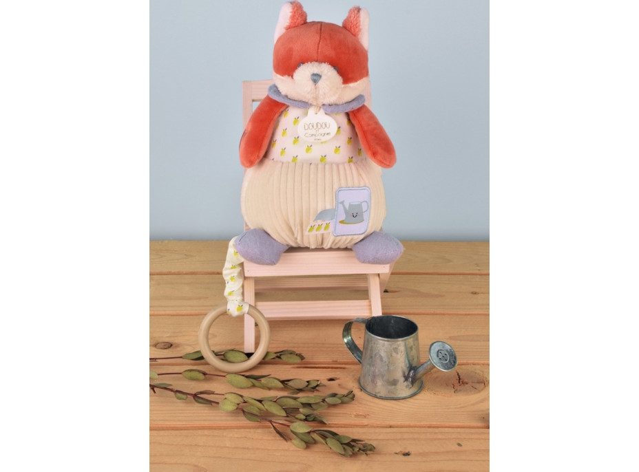 Doudou Dárková sada Plyšová liška Romarin hrající melodii 20 cm