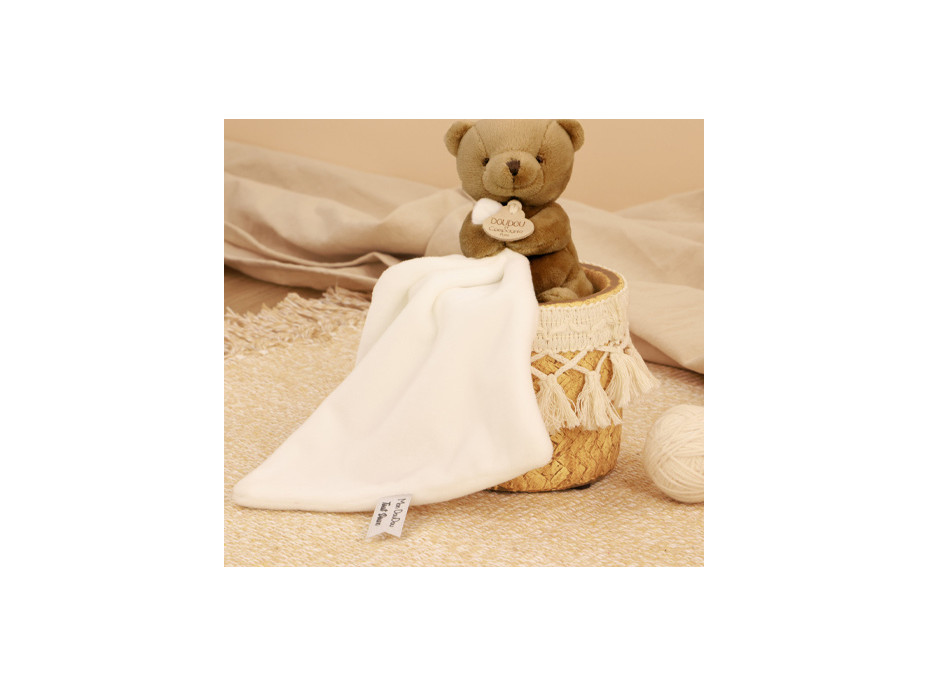 Doudou Můj malý medvídek 10 cm hnědý