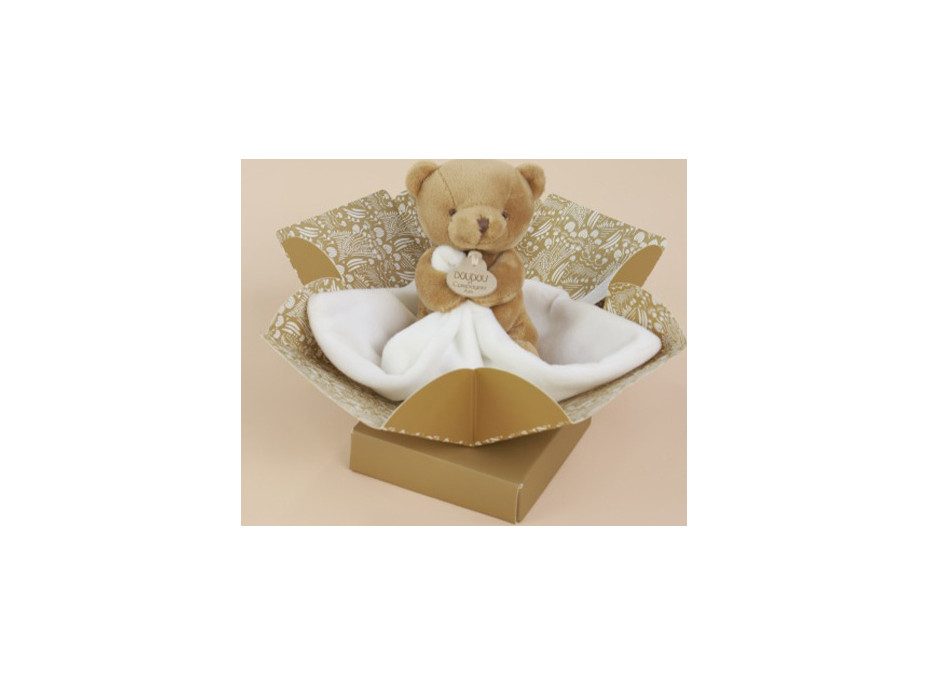 Doudou Můj malý medvídek 10 cm hnědý