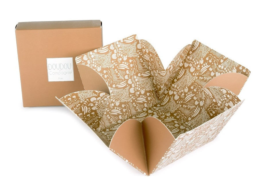 Doudou Můj malý medvídek 10 cm oranžový