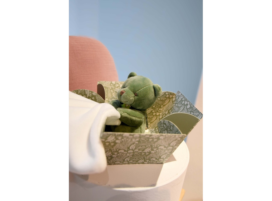 Doudou Můj malý medvídek 10 cm zelený