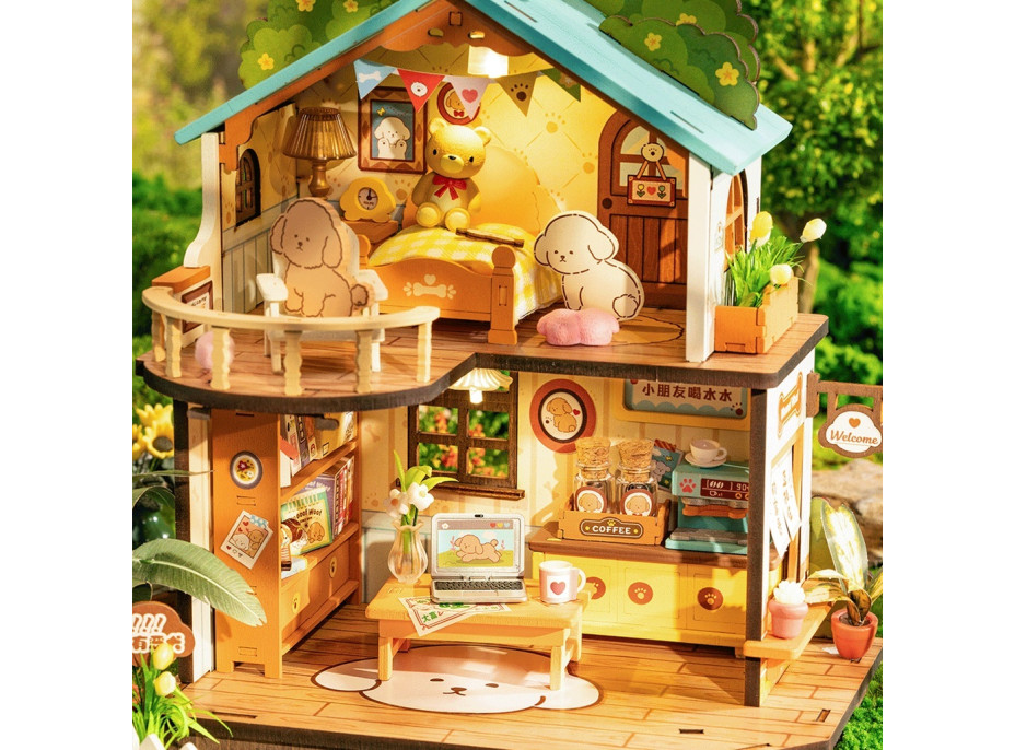 RoboTime Miniatura domečku Domeček pro štěňátka