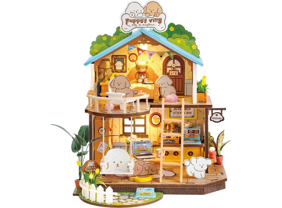 RoboTime Miniatura domečku Domeček pro štěňátka