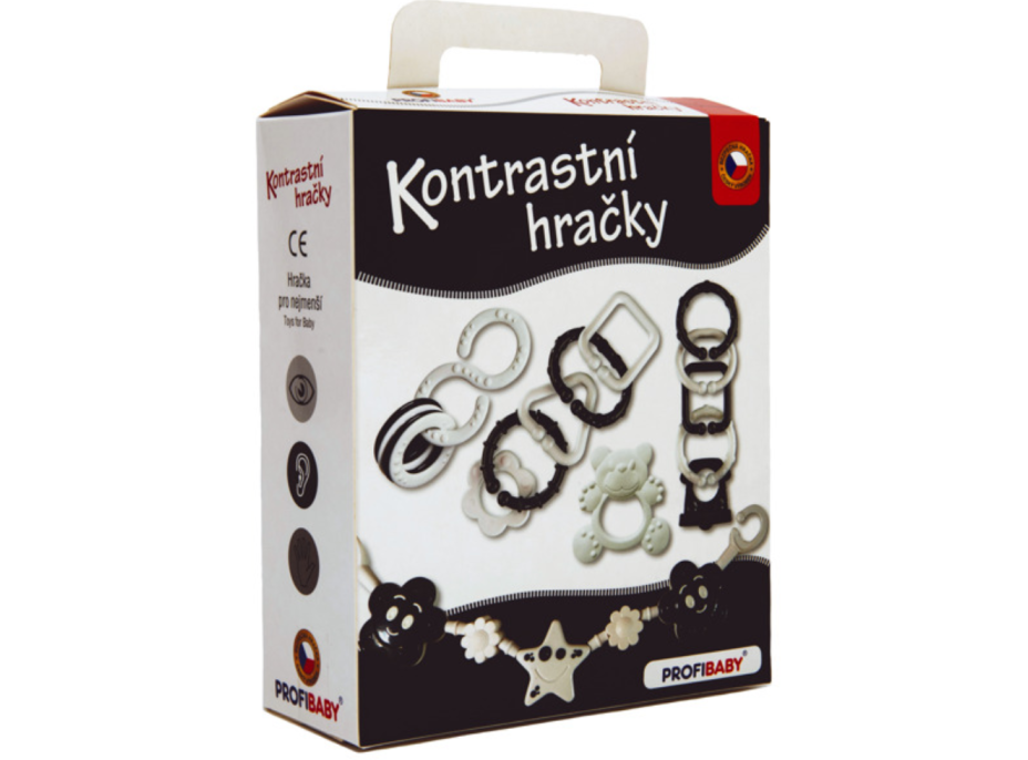 PROFIBABY Sada kontrastních hraček pro miminka
