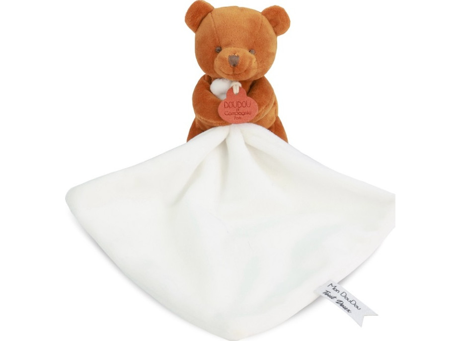 Doudou Můj malý medvídek 10 cm oranžový