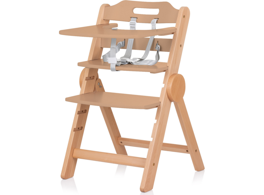 CHIPOLINO Dřevěná jídelní židlička Cacao 2v1 Wood