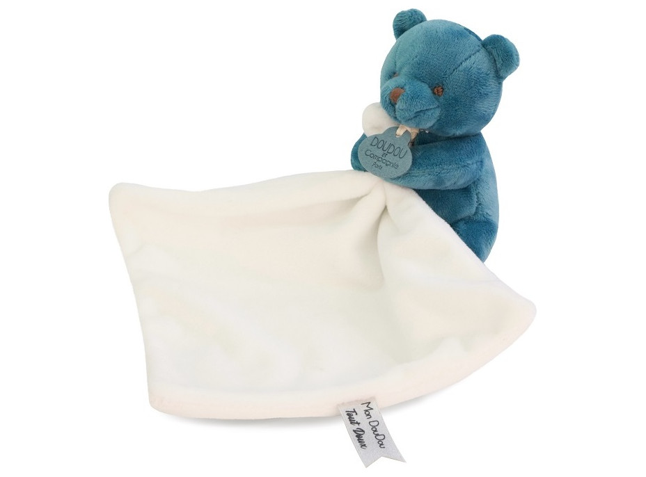 Doudou Můj malý medvídek 10 cm modrý