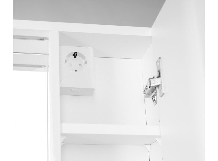 Aqualine ZOJA/KERAMIA FRESH STRIP galerka s LED osvětlením, 70x60x14cm, bílá 45025S