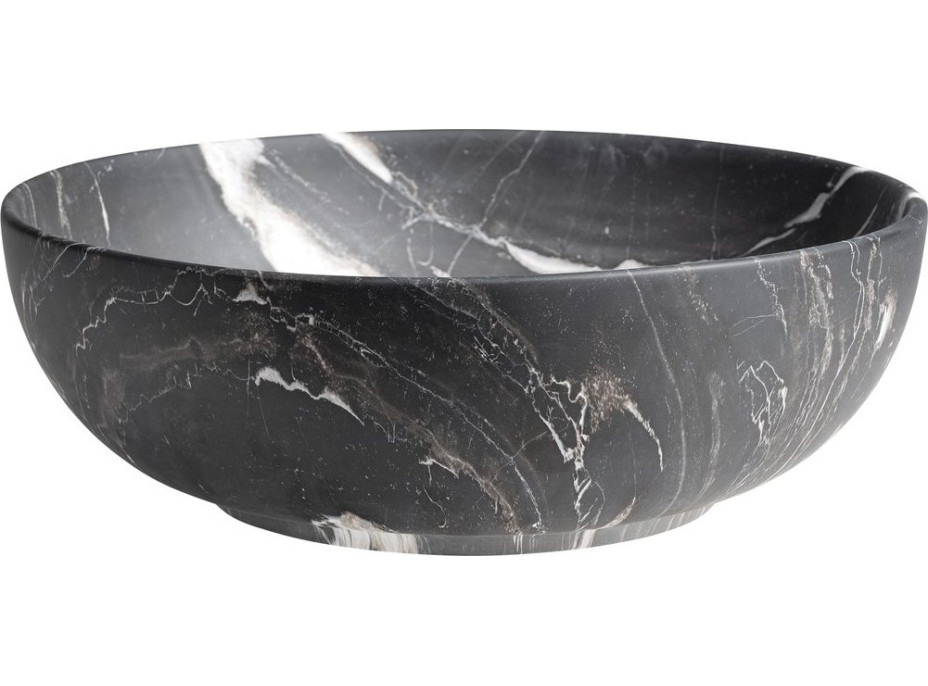 Sapho RONDANE keramické umyvadlo na desku Ø 41cm, carnico mramor AR435CM