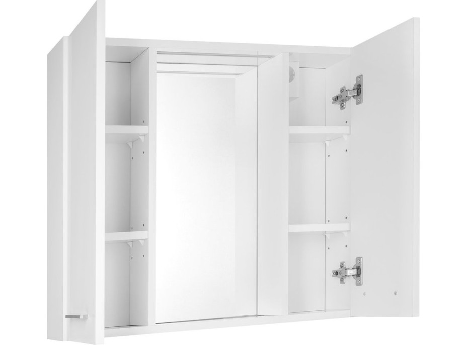 Aqualine ZOJA/KERAMIA FRESH STRIP galerka s LED osvětlením, 70x60x14cm, bílá 45025S