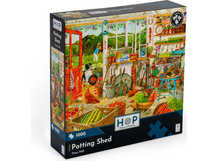 HOP Puzzle Kůlna 1000 dílků
