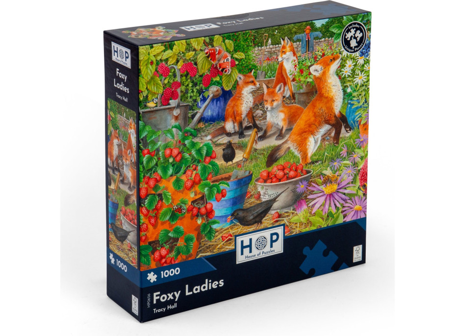 HOP Puzzle Liščí dámy 1000 dílků