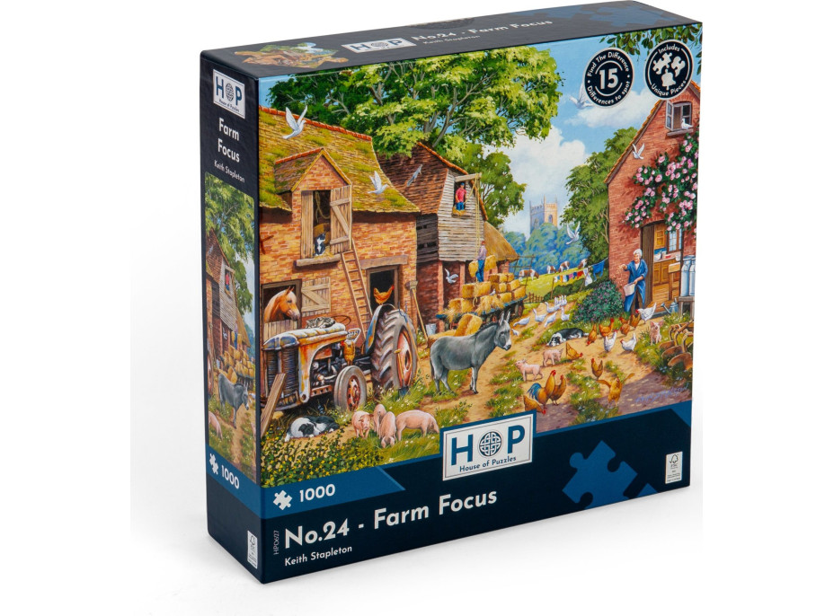 HOP Puzzle No.24: Zaostřeno na farmu 1000 dílků