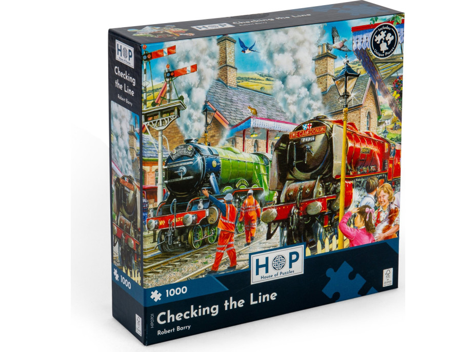 HOP Puzzle Odjezd vlaků 1000 dílků