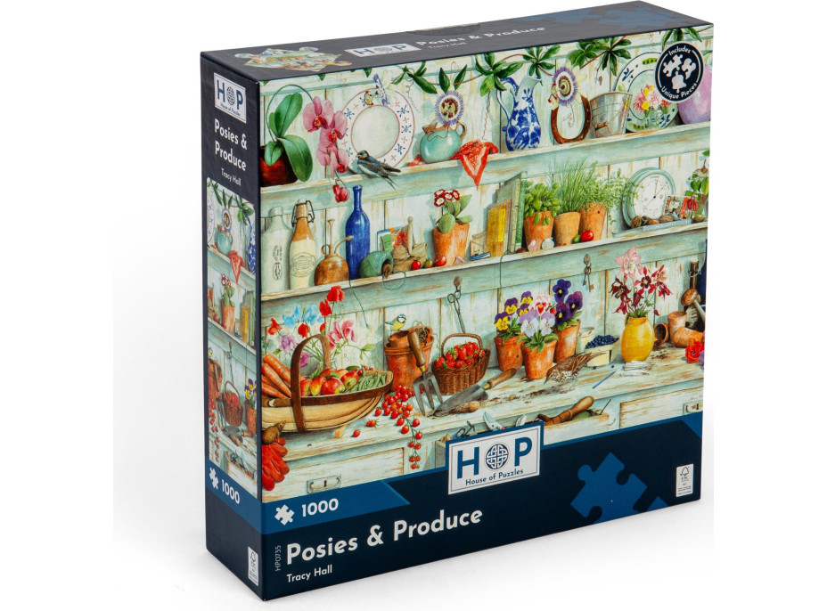 HOP Puzzle Poupata a plody 1000 dílků