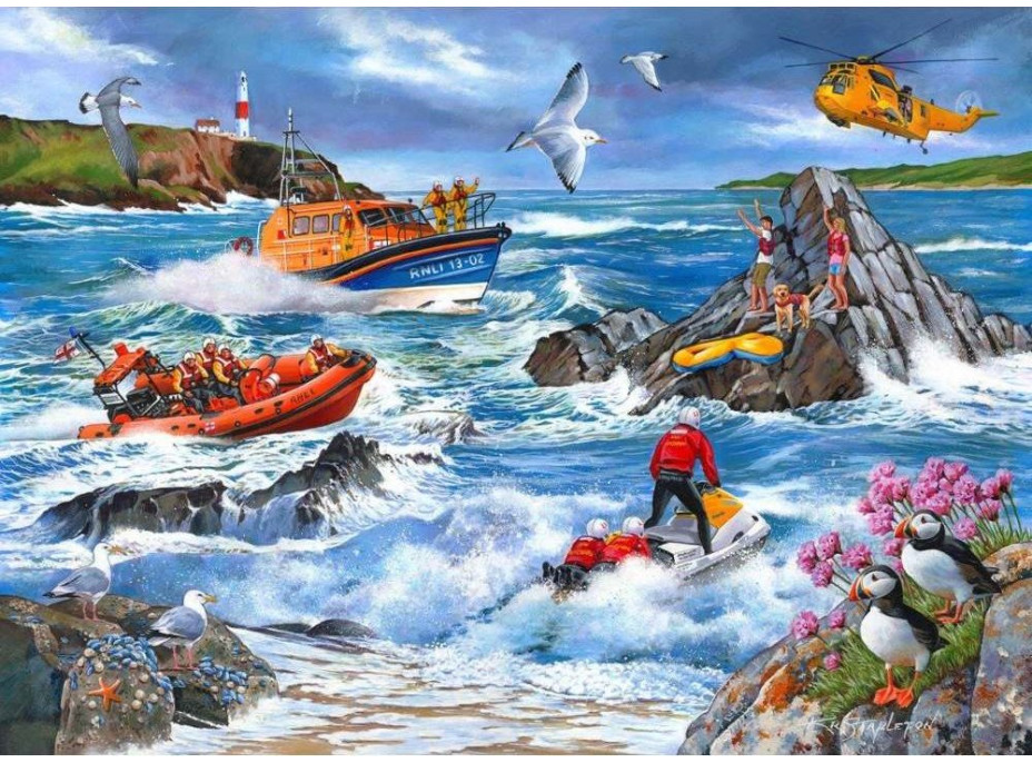 HOP Puzzle Proti přílivu 1000 dílků