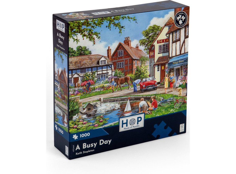 HOP Puzzle Rušný den 1000 dílků