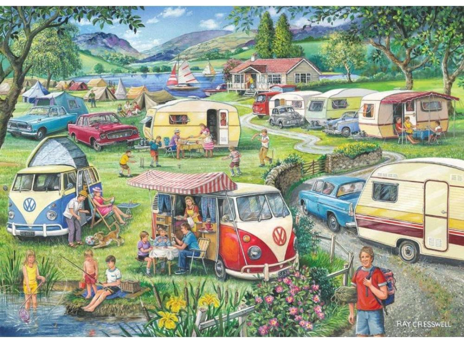 HOP Puzzle Šťastné prázdniny 1000 dílků