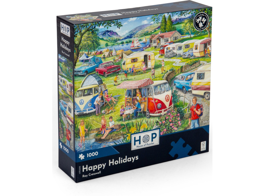 HOP Puzzle Šťastné prázdniny 1000 dílků
