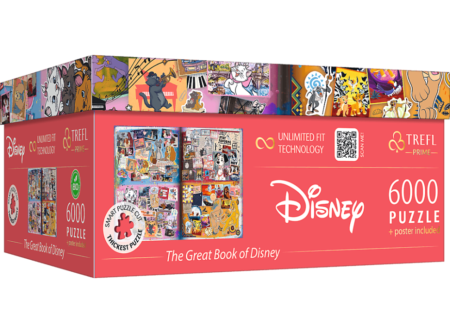 TREFL Puzzle UFT Velká kniha Disney 6000 dílků