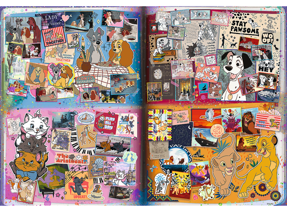 TREFL Puzzle UFT Velká kniha Disney 6000 dílků
