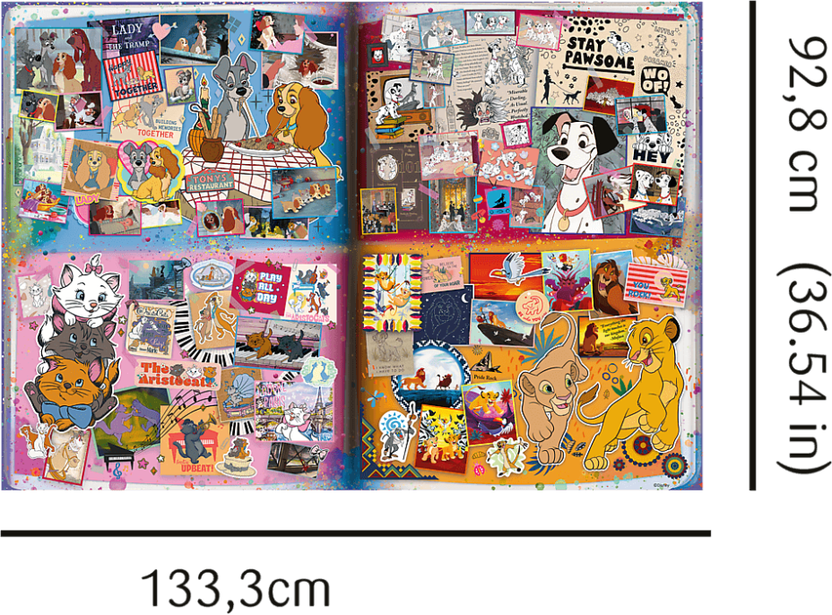 TREFL Puzzle UFT Velká kniha Disney 6000 dílků