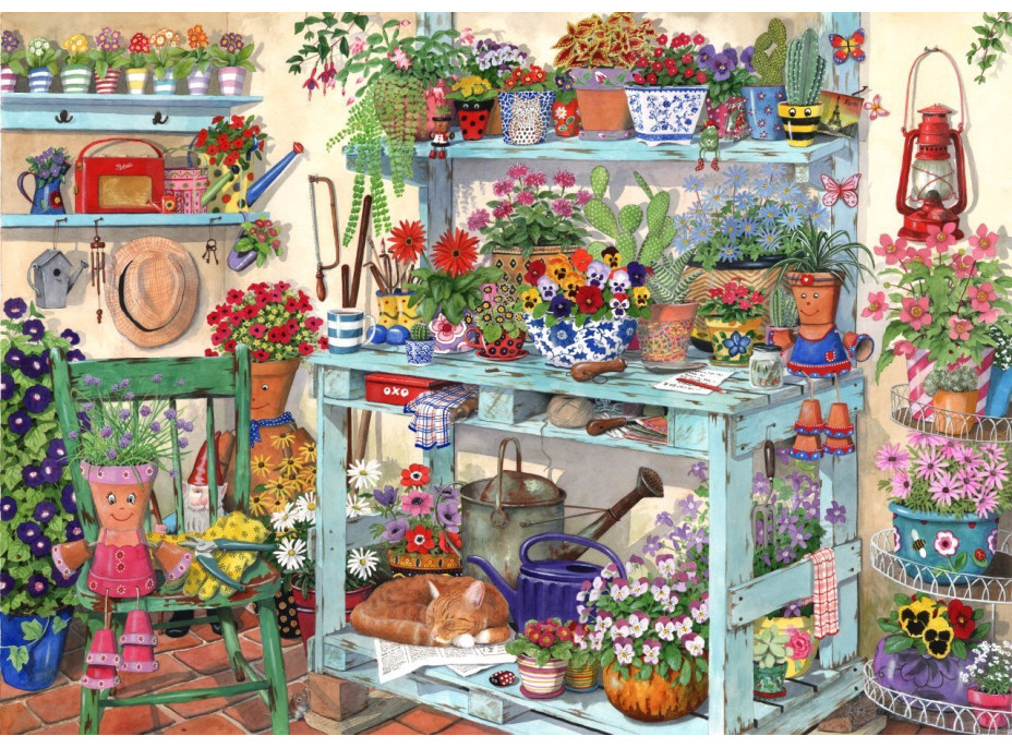 HOP Puzzle V kůlně 1000 dílků
