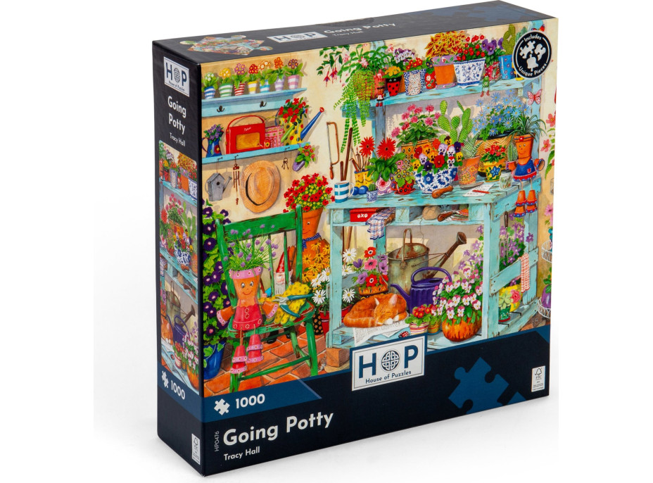 HOP Puzzle V kůlně 1000 dílků