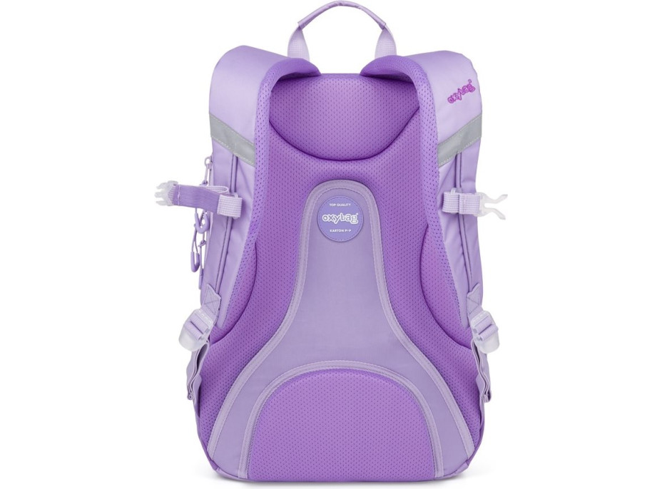 OXYBAG Studentský batoh + etue OXY Sport Violet