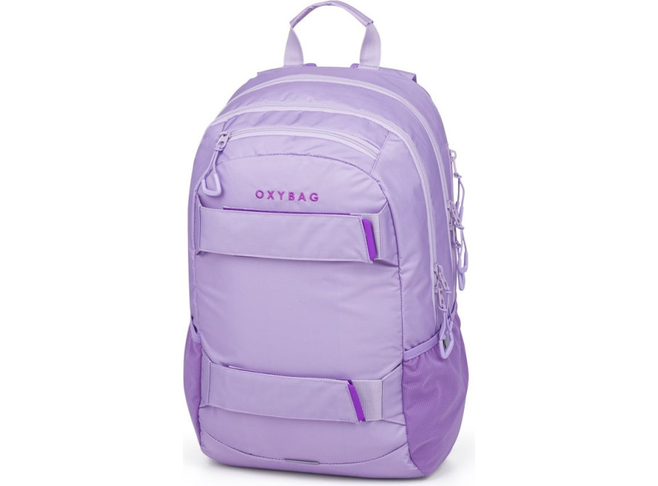 OXYBAG Studentský batoh + etue OXY Sport Violet