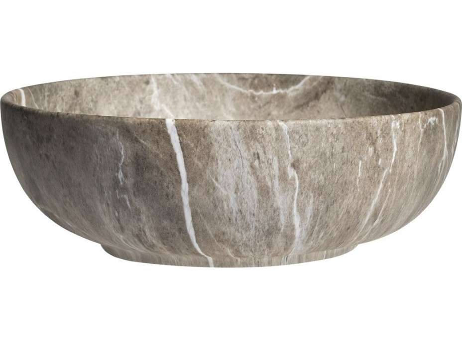 Sapho RONDANE keramické umyvadlo na desku Ø 41cm, breccia mramor AR435BM