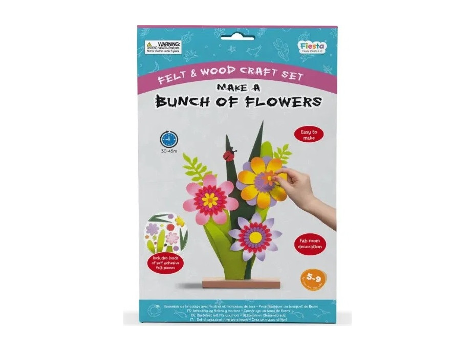 Fiesta Crafts 3D skládačka Kreativní sada Kytice